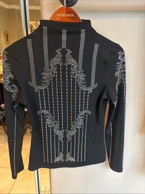 Black bling top